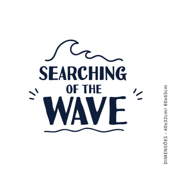 Vinil decorativo Searching of the Wave