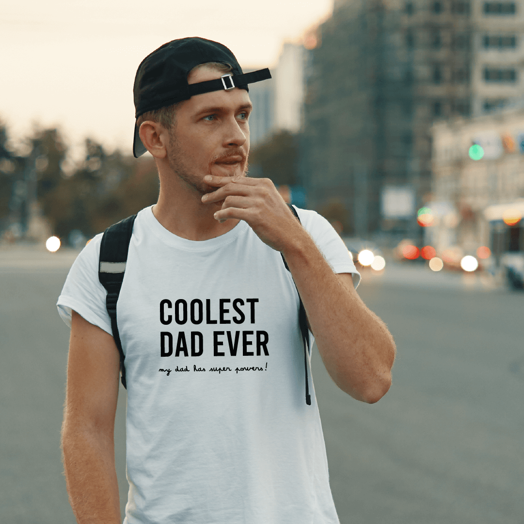T-shirt "COOLEST DAD EVER"