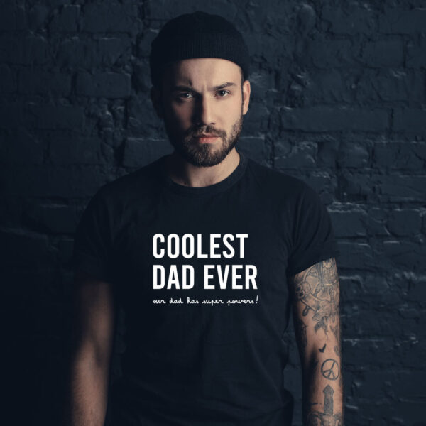 T-shirt "COOLEST DAD EVER"