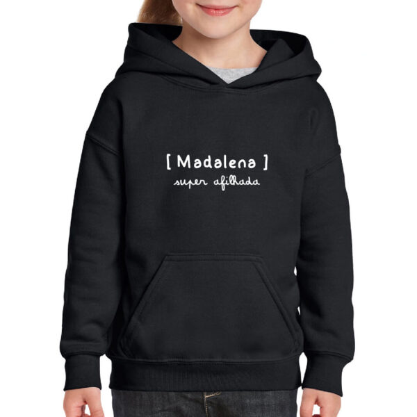 Sweatshirt Criança Nome Personalizado "Super Afilhada"