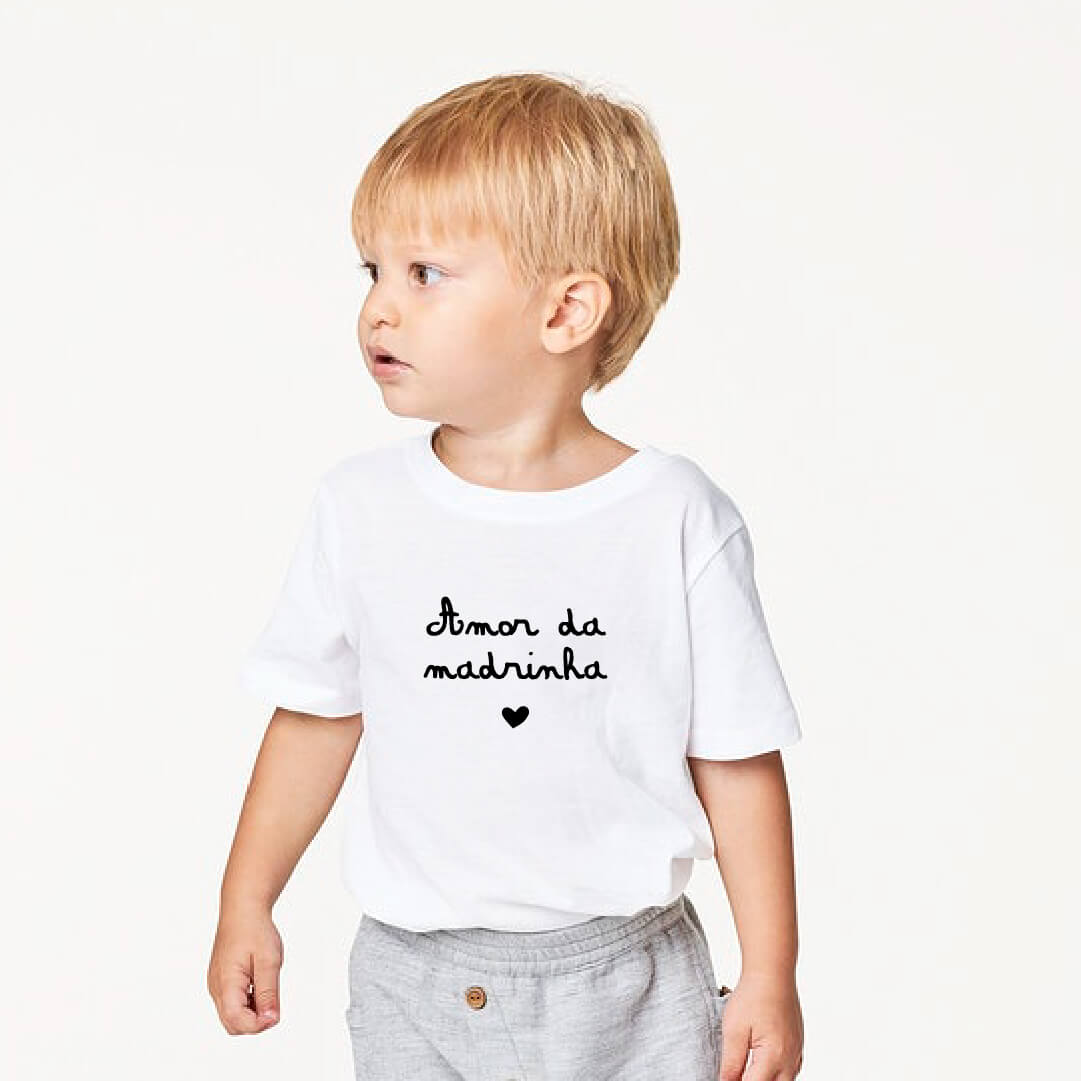 T-shirt Bebé "Amor da Madrinha"