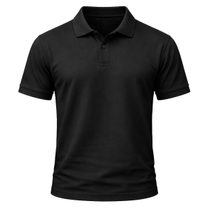 Polo Preta Personalizável